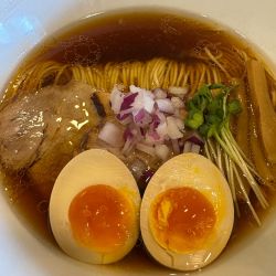 らあめん(細麺)+たまごトッピング