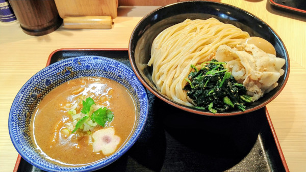 「濃厚つけ麺(関脇)＋味玉」@らー麺土俵 鶴嶺峰の写真
