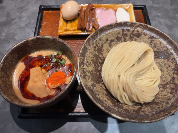 「辛つけ麺」@遷の写真