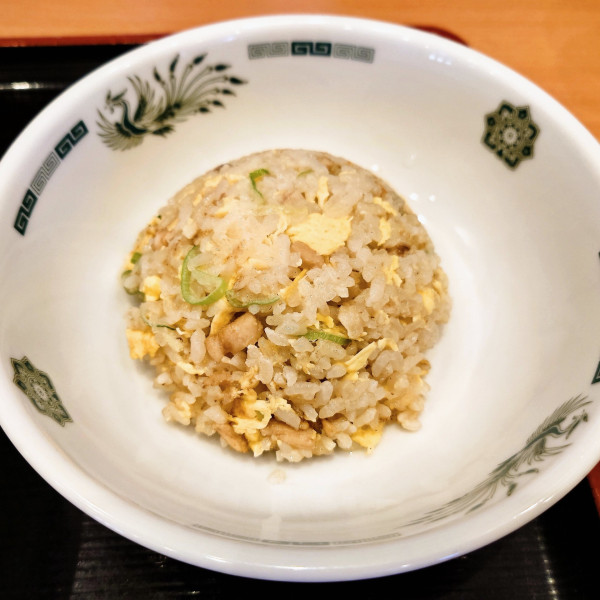 「タンメン＋半炒飯」@日高屋 北本二ツ家店の写真