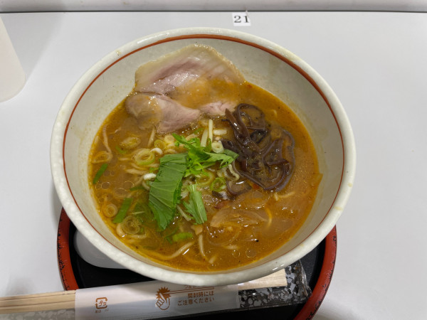 「味噌ラーメン」@富川製麺所 秋の北海道の物産と観光展（第2弾）/丸広川越の写真