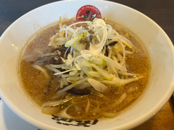「みそラーメン（極太麺）」@ラーメン厨房 ぽれぽれの写真