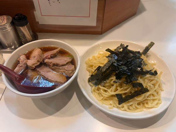 「チャーシューざるらぁめん並盛」@らぁめん ほりうち 新橋店の写真