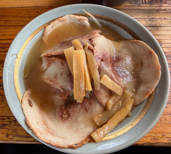 「塩チャーシュー麺　1000円」@ラーメンログハウスの写真