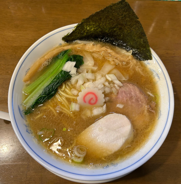 「濃厚鶏しょうゆらーめん ¥1000 & ワンタン ¥250」@らーめん曳舟の写真