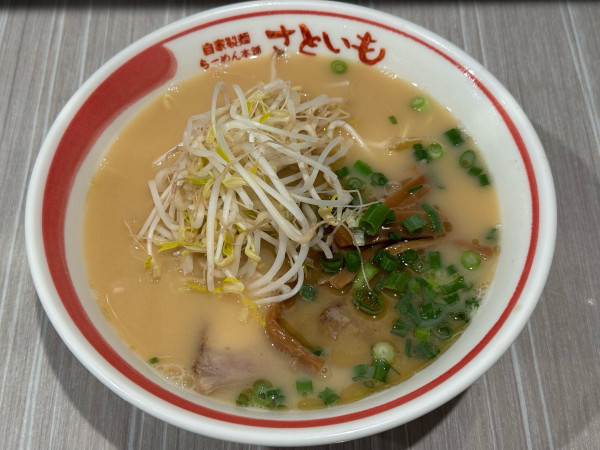 「らーめん　780円」@らーめんさといも HAROW店の写真