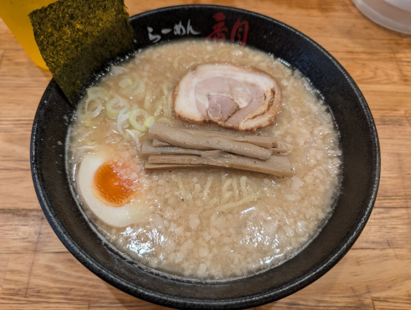「背脂味噌󠄀ラーメン950円」@ら〜めん香月 池尻大橋店の写真