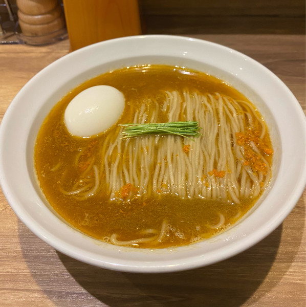 「２周年記念限定 マッドクラブそば(塩で)￥3000」@麺庵 利休の写真