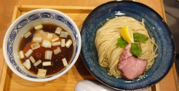 「昆布水つけ麺・醤油（1,200円）」@ハちゃんラーメンの写真