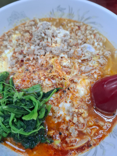 「上大岡西たんたたん９５０円中辛」@らーめん ドラごんちの写真