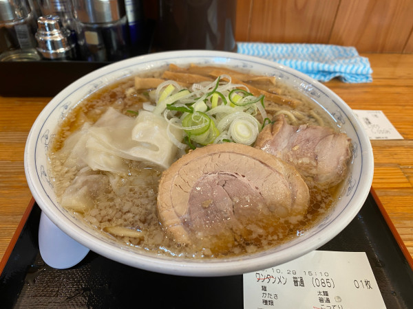 「ワンタンメン」@中華そば 雲ノ糸 鶴岡本店の写真