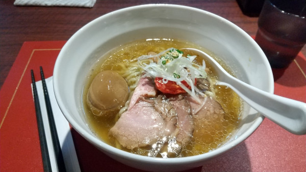 「味玉コンソメらーめん塩+どんこのっけ丼」@Craft Ramen BiTの写真