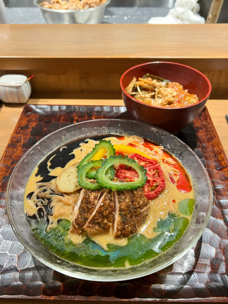 「冷やしカレーそば」@饗 くろ㐂の写真