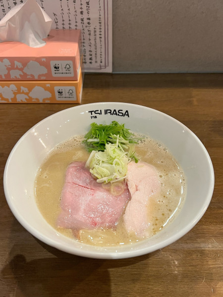 「Wスープ 塩」@ラーメン翼の写真