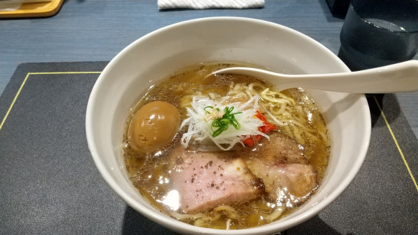 「味玉コンソメらーめん塩+どんこのっけ丼」@Craft Ramen BiTの写真
