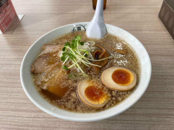 「朝ラー¥750(醤油・太麺)」@麺屋 霜月の写真
