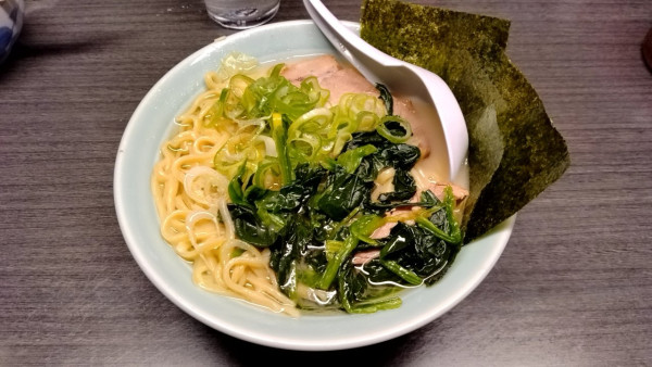 「塩ラーメン_1000円」@横浜家系ラーメン 壱蔵家の写真