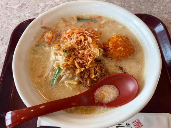 「加賀味噌らーめん　￥１１００」@麺場 田所商店 大府PA(下り)店の写真