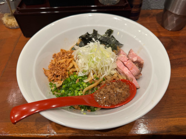 「みたらしまぜそば」@長男、おともかずきの写真