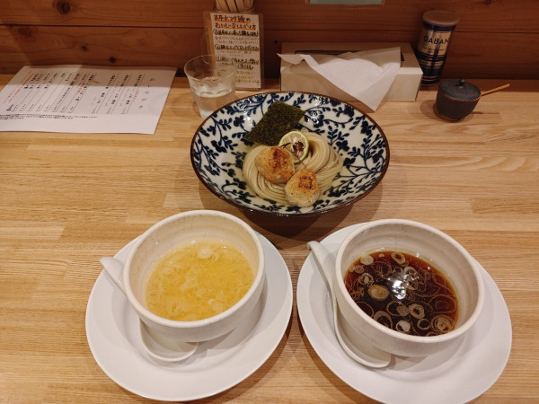 「昆布水つけ麺　つくね　1340円　変え玉　160円」@5094の写真