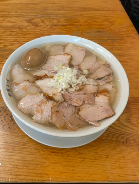 「肉そば 大盛り 味玉」@中華そば 馥の写真