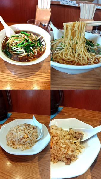 「『ニラそば+半チャーハン(￥1000+550)』」@新雅の写真