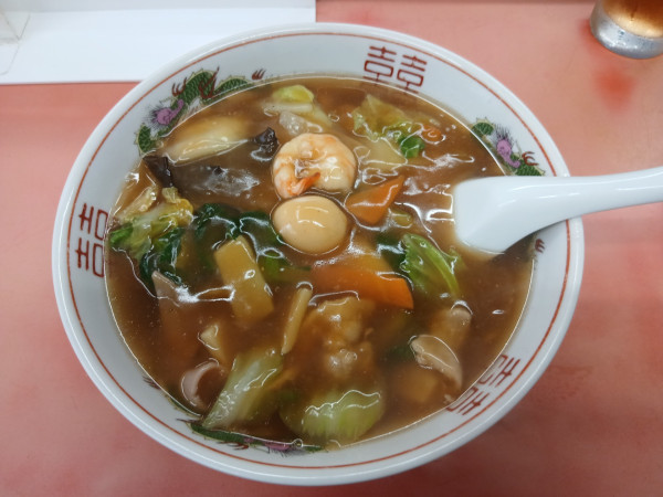 「五目ソバ（広東メン）900円」@宝来の写真