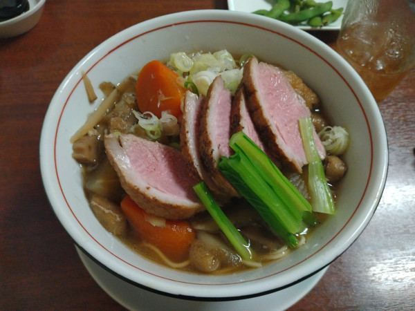 「復活周年 俺のけんちん鴨ラーメン＋α」@WITH「麺、道有楽」の写真