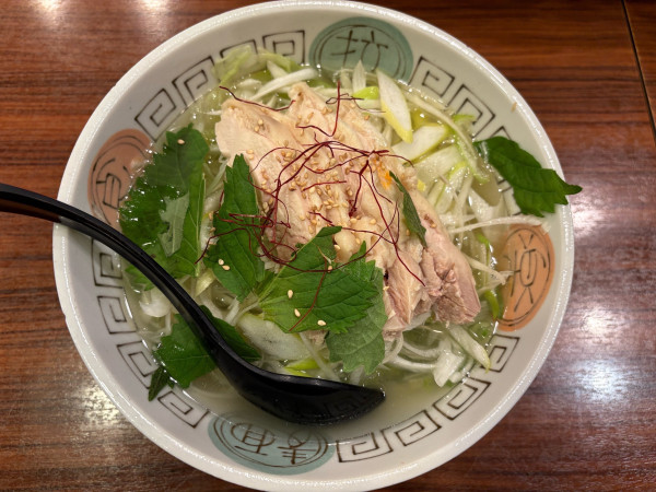 「ネギ塩鶏さっぱり麺」@中華料理 上海亭 梅島店の写真