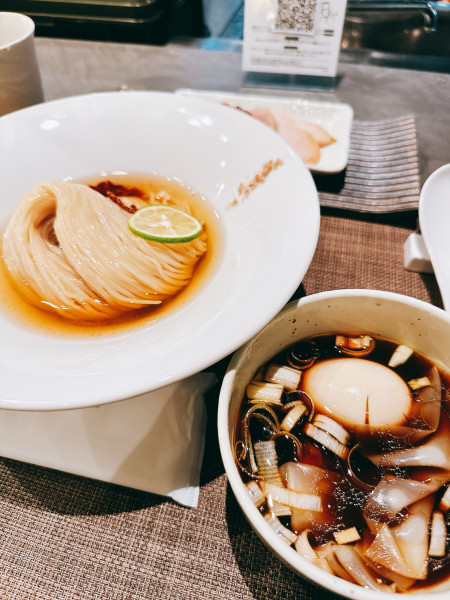 「特製つけ麺」@麺亭 英の写真