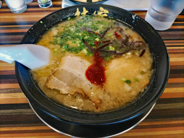 「ラーメン 750円」@らーめん林家 甘木店の写真