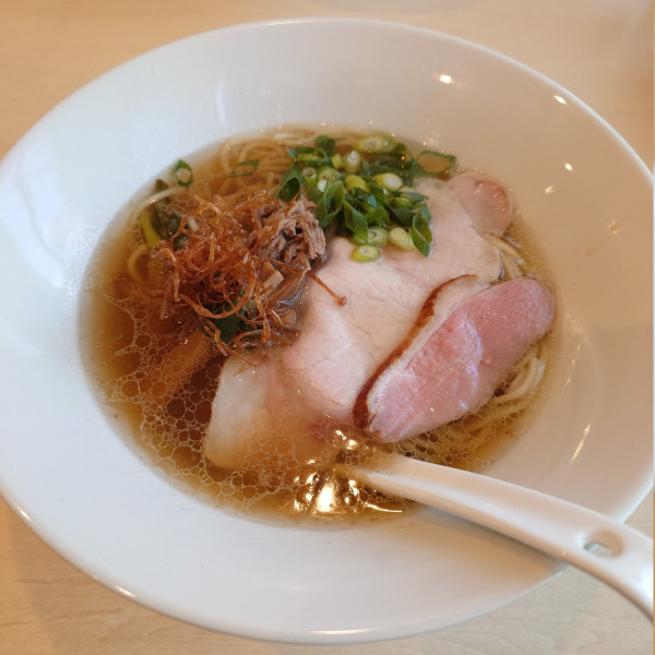 「鴨塩」@ダックラーメン・エイジの写真