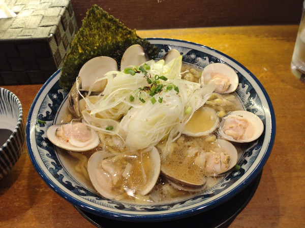 「活はまぐりラーメン麺大盛」@和風楽麺 四代目 ひのでや 大宮店の写真