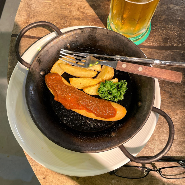 「カリーブルスト」@横浜ビール本店レストラン UMAYAの写真