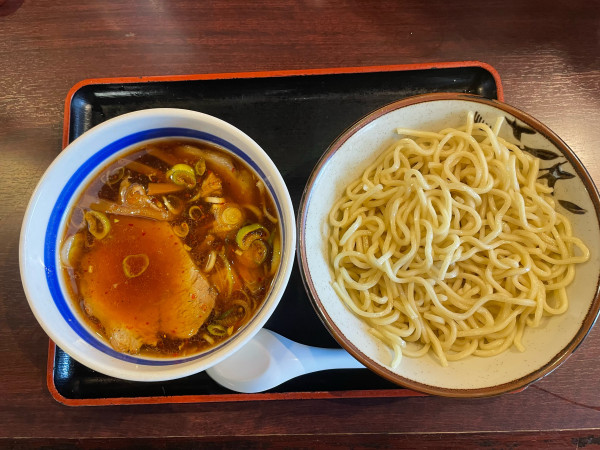 「つけ麺(麺少な目、ﾁｬｰｼｭｰ1枚)¥910」@仙台大勝軒の写真