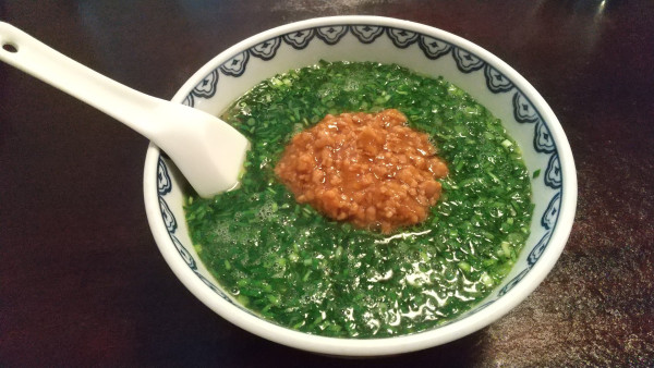 「韮菜湯麺」@BIKA （美華）の写真