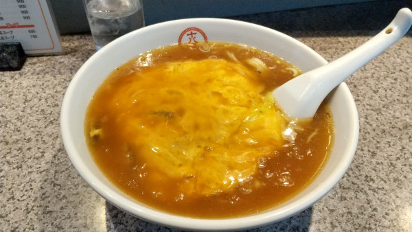 「カニ玉麺」@十八番の写真