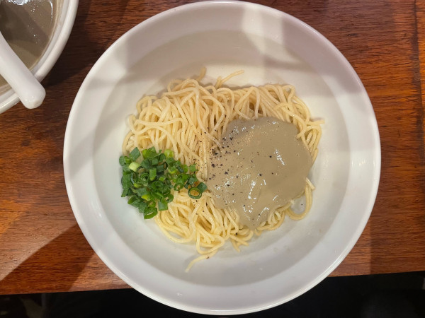 「蟹味噌の和え玉」@麺処 にぼし香 横浜店の写真