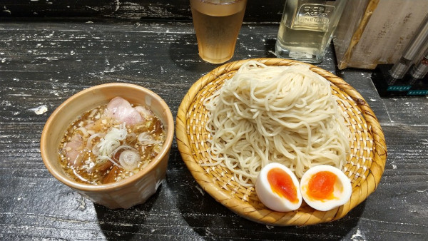 「ざる中華300g+味玉+海老雲呑」@あいだや2の写真