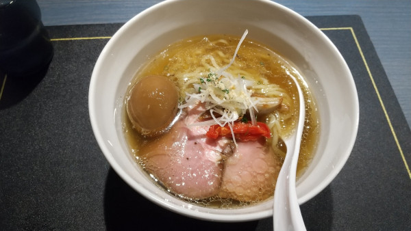 「味玉コンソメらーめん塩+どんこのっけ丼」@Craft Ramen BiTの写真