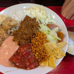 【限定】メキシカンまぜそば➕麺増し600ｇ申請➕温玉