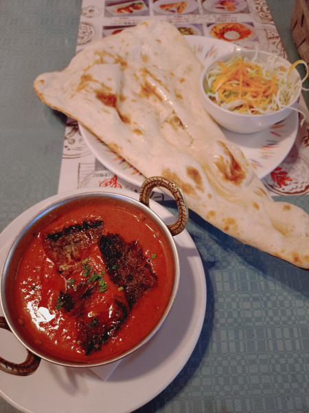 「（季節限定）秋刀魚のカレー　１２００円」@インディアンカフェレストラン スパイスヘブン 新宿パークタワー店の写真