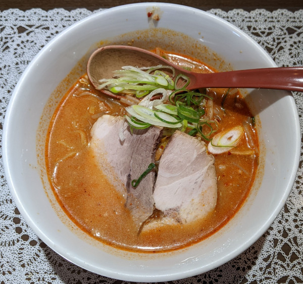 「２辛味噌ラーメン 850円」@北海道らーめん なまら 阿見店の写真