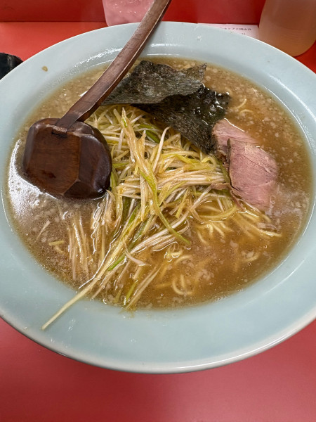 「ネギラーメン中盛」@ラーメンショップ 川崎水沢店の写真