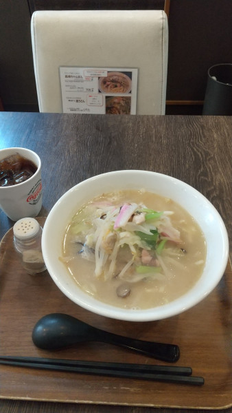 「長崎ちゃんぽん+一口餃子+ランチドリンク」@C’s dining Cloud9の写真