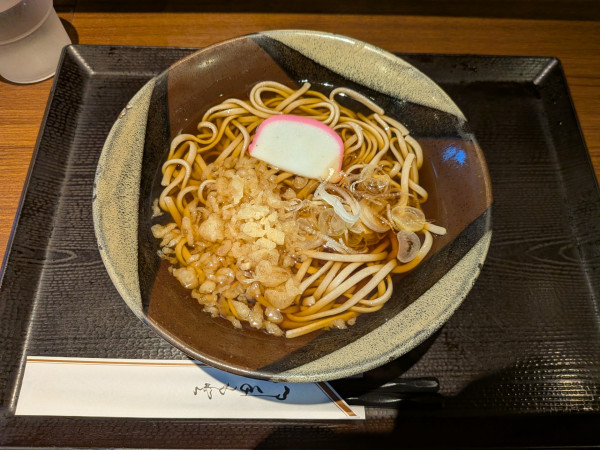 「かけそば420円」@車やの写真