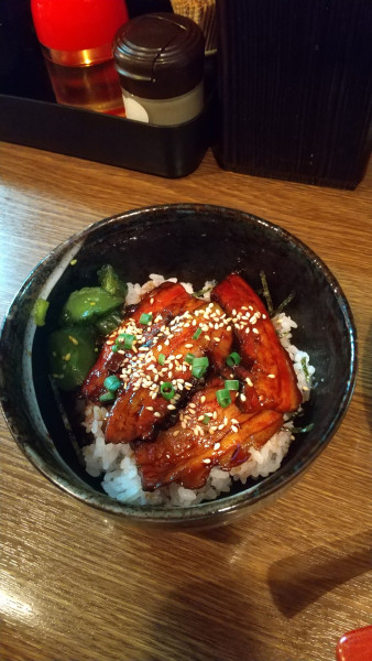 「ねぎ塩らーめん+肉御飯小」@らーめん・手のし餃子 池之端 松島の写真