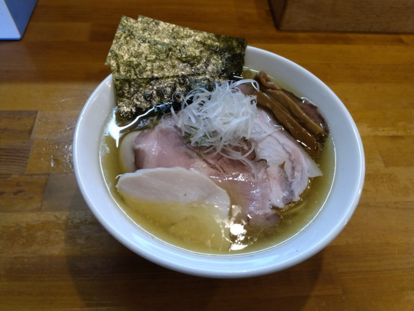 「特製地鶏塩そば 1500円」@麺屋 謝の写真
