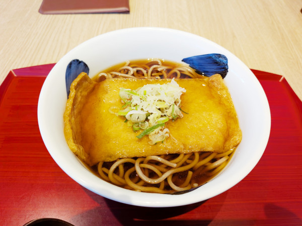 「きつねそば(680円)」@そばじ アトレ川崎店の写真