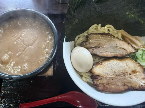 「特製つけ麺（全部のせ）」@つけ麺 らいこうの写真